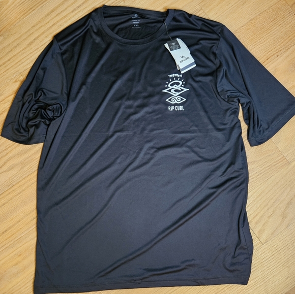 Rip Curl Men's Charcoal Tee - Picture 1 of 2